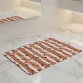 Terracotta Wildflower Stripe Badematte