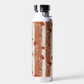Terracotta Wildflower Stripe Insulated Bottle Trinkflasche (Links)