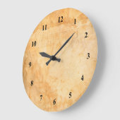 Terracotta-Ziegelwand Große Wanduhr (Winkel)