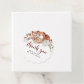 Terracottal Herbst Flora Danke Geschenkanhänger (Beispiel)