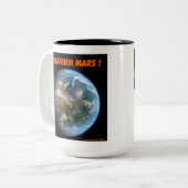 Terraform Mars Zweifarbige Tasse (Vorderseite Links)