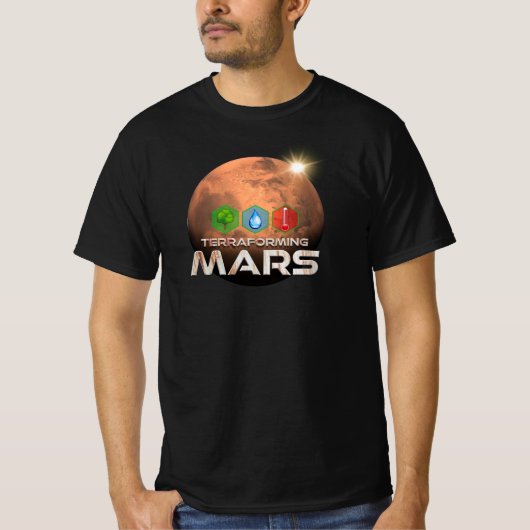 Terraforme Mars 3 Hauptkonzepte T-Shirt (Vorderseite)