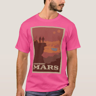 Terraforming Mars Board Game - Minimalistische Rei T-Shirt