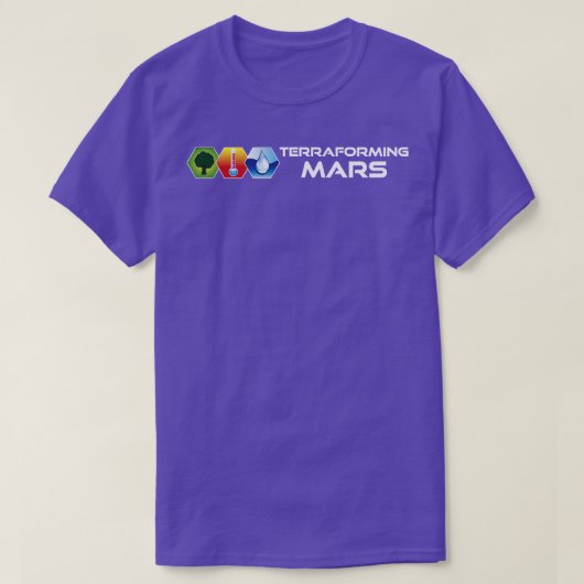 Terraforming Mars Color Icons T-Shirt (Design vorne)