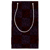 Terrain Pattern Red 01x4B Black BG Kleine Geschenktüte (Vorderseite)