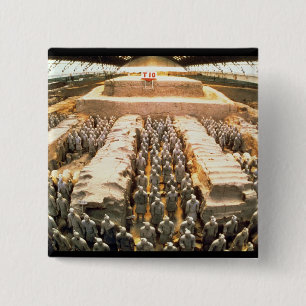Terrakotta-Armee, Qin-Dynastie, 210 BC Button