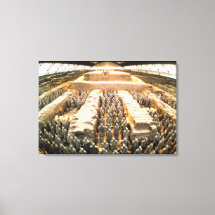 Terrakotta-Armee, Qin-Dynastie, 210 BC Leinwanddruck