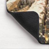 Terrakotta-Armee, Qin-Dynastie, 210 BC Mousepad (Ecke)