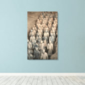 Terrakotta Army, China Leinwanddruck (Insitu (Holzboden))