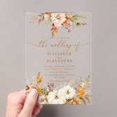 Terrakotta auf dem Herbst Acryleinladungen (Insitu (Handheld))