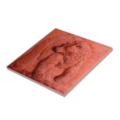 "Terrakotta-Bär" durch Carter L. Shepard " Fliese (Seite)