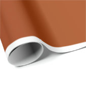 Terrakotta-Blume Geschenkpapier (Rolleneckpunkt)