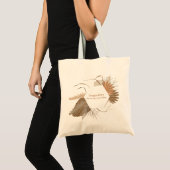 Terrakotta Blumen Boho Tropisch Tragetasche (Vorderseite (Produkt))