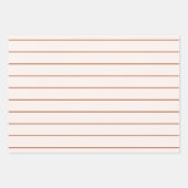 Terrakotta-Boho-Geschenkpapier 3er-Pack Neutrales Geschenkpapier Set (Vorderseite 3)