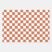 Terrakotta-Boho-Geschenkpapier 3er-Pack Neutrales Geschenkpapier Set (Vorderseite)
