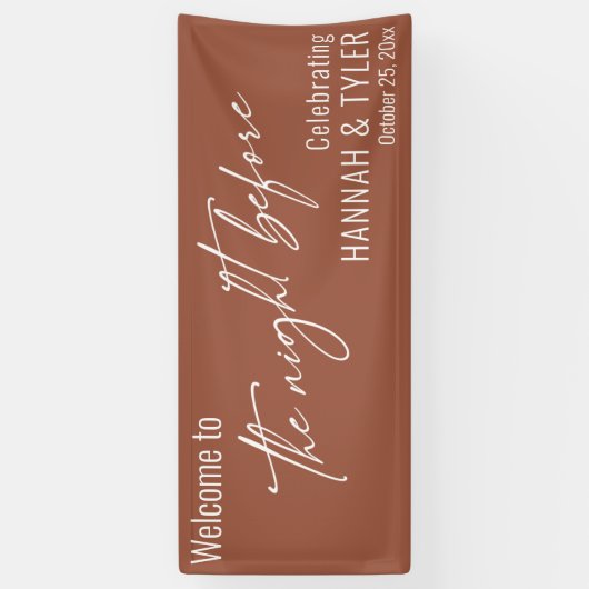 Terrakotta, die Nacht vor dem Empfang Banner (Vertikal)