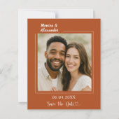 Terrakotta-Elfenbein-Foto-Hochzeit-Save-the-Date-K (Vorderseite)