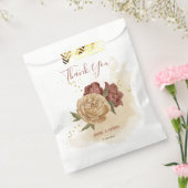 Terrakotta Erdnuss Blütengrün Hochzeit Geschenktütchen (Versiegelt)