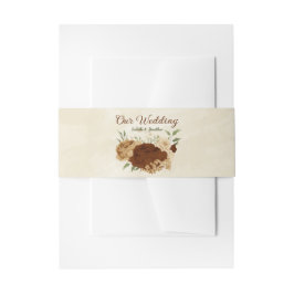 Terrakotta-Erdton Blumenzwiebeldörfchen Einladungsbanderole