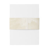 Terrakotta-Erdton Blumenzwiebeldörfchen Einladungsbanderole (Rückseitenbeispiel)