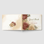 Terrakotta-Erdton Blumenzwiebeldörfchen Gästebuch (Voll)