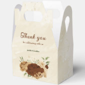 Terrakotta-Erdton Blumenzwiebeldörfchen Geschenkschachtel (Offen)