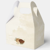 Terrakotta-Erdton Blumenzwiebeldörfchen Geschenkschachtel (Rückseite)