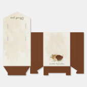 Terrakotta-Erdton Blumenzwiebeldörfchen Geschenkschachtel (Ungefaltet)