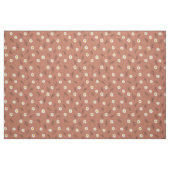 Terrakotta-Gänseblümchen-Streumuster Elfenbeinfarb Stoff (Fat Quarter (45,7 x 55,9 cm))