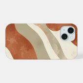 Terrakotta-Handyhülle iPhone 15 Hülle (Rückseite (Horizontal))