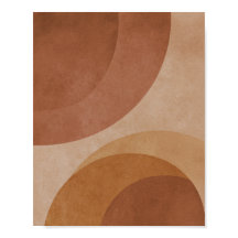 Terrakotta-Kreise - Minimalistische Geometrie
