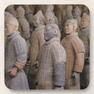Terrakotta-Krieger im Grab von Kaiser Qin Shihuang Getränkeuntersetzer