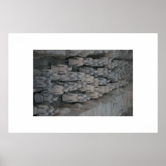 Terrakotta-Krieger Poster (Vorne)