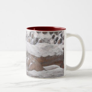 TERRAKOTTA-KRIEGER ZWEIFARBIGE TASSE