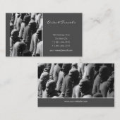 Terrakotta-Kriegerxian-China-Fotografie-Foto Visitenkarte (Vorne/Hinten)