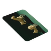 Terrakotta, Löwe und Pferd, Mohenjodaro 2300-1750 Magnet (Rechte Seite)