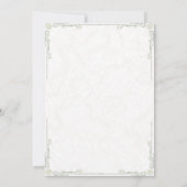 Terrakotta Pampas Gras Boho Einladung (Rückseite)