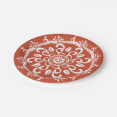 Terrakotta Pappteller (Schrägansicht)