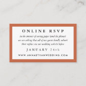 Terrakotta-roter Rahmen, der on-line-UAWG Karte (Vorderseite)