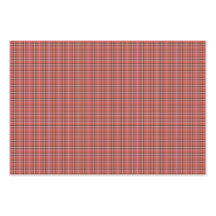 Terrakotta-Rotkariertes Retro-Farbdesign