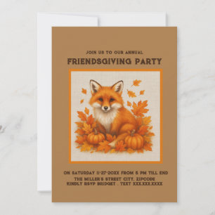 Terrakotta rustikale Freundschaft Pumpkin Fox Part