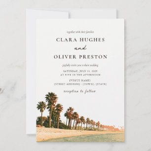 Terrakotta-Sage-Script-Malibu-Palm-Coast-Hochzeit Einladung