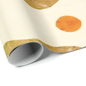 Terrakotta & Salbei Abstrakt Geschenkpapier (Rolleneckpunkt)