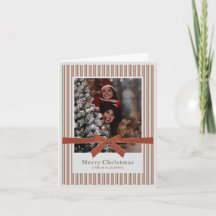 Terrakotta-Samt-Schleifen-Weihnachten mit Foto