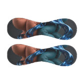 Terrakotta-Teal-Fluss - Farbige vertikale 3D Baseball (Paneele)