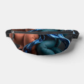 Terrakotta-Teal-Fluss - Farbige vertikale 3D  Bauchtasche (Ablage )
