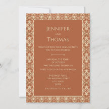 Terrakotta Vintage Boho Hochzeit