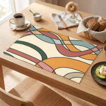 Terrakotta Wald Grün Boho Modern Abstrakt