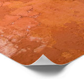 Terrakotta Wand in Rom Poster (Ecke)