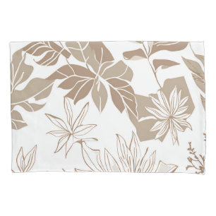 Terrakotta-Wildblumen-Boho-Rustikaler-Eklektischer Kissenbezug